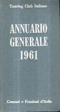 Annuario generale 1961 usato  Vejano