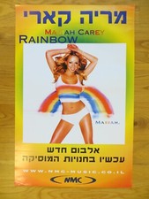 Pôster promocional Mariah Carey Rainbow Israel na loja raro! comprar usado Pôster promocional Mariah Carey Rainbow Israel na loja raro! comprar usado  Enviando para Brazil