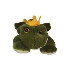 Gorro Russ Plush Prince Frog bicho de pelúcia com coroa coração vermelho sapo 10" comprar usado  Enviando para Brazil