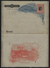 BRASIL 1900 CARTÃO CARTA TRI COR 100R COM VISTA GRAVADA DA CASA DE MOEDA NÃO USADO, usado comprar usado  Enviando para Brazil