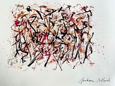 Jackson pollock litografia usato  Roma