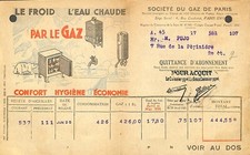Société gaz paris d'occasion  Expédié en Belgium
