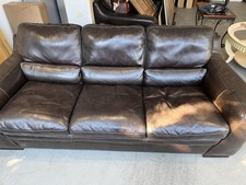 Seater brown leather for sale Seater brown leather for sale  GERRARDS CROSS
