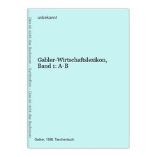 Gabler wirtschaftslexikon band gebraucht kaufen  Grasellenbach