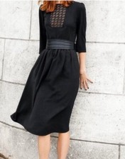 Vestido midi preto Mademoiselle R tamanho 36 FR comprar usado  Enviando para Brazil