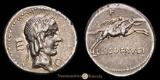 CALPURNIA. L. Calpurnius Piso Frugi. Denario (3,97 g.). Roma, 90-89 a.C. Cal-311 comprar usado  Enviando para Brazil