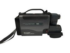Câmera VHS Sharp Slim Cam 1 Lux iluminação mínima - Câmera antiga sem bateria comprar usado  Enviando para Brazil