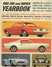 1965 Car and Driver Yearbook. Corvette, Mustang, Tiger, Jaguar, MGB, Dart, more segunda mano  Embacar hacia Mexico