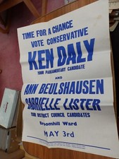 Political election poster for sale Political election poster for sale  KEIGHLEY