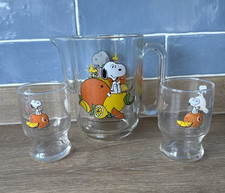 Peanuts snoopy glass for sale  MAIDSTONE