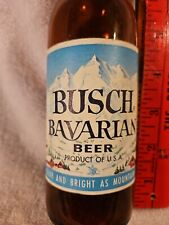 Garrafa de papel Busch Bavarian Beer Color Mountains 12 oz (VAZIA) sem tampa 1960 comprar usado  Enviando para Brazil