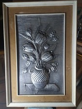 Quadro vaso fiori usato  Villarbasse