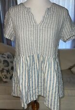 Listicle striped peplum for sale  Manteo