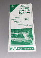 Bus timetable northumbria for sale  PRESTON