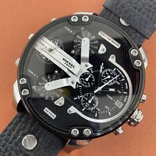 Relógio masculino Diesel DZ7313 pulseira de couro preto Mr.Daddy cronógrafo tamanho grande comprar usado  Enviando para Brazil