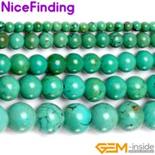 Contas redondas de pedra turquesa antiga verde para fazer joias 15" comprar usado Contas redondas de pedra turquesa antiga verde para fazer joias 15" comprar usado  Enviando para Brazil