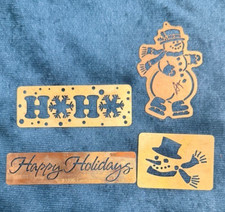 4 set stencil brass for sale  Las Vegas