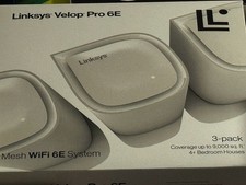ROTEADOR/NÓS Linksys MX6200 Velop Pro 6E 6E System Mesh (PACOTE COM 3) comprar usado  Enviando para Brazil