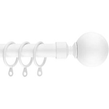 White extendable curtain for sale  WORKSOP