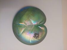 Iridescent glass paperweight for sale  TREDEGAR