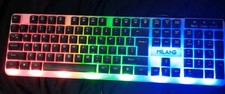 Teclado para jogos Milang ou teclado para laptop PC, iluminado  comprar usado  Enviando para Brazil