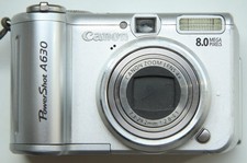 Câmera Digital Canon PowerShot A630 Prata 8MP 4x Zoom Tela Flip comprar usado  Enviando para Brazil