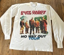 Camiseta Rap Vintage Puff Daddy & The Family 1997 XL No Way Out Tour Anos 90 Lox Usher comprar usado  Enviando para Brazil