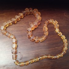 Collana arancione pietre usato  Cinisello Balsamo