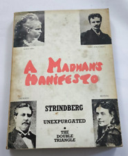 A Madmans Manifesto Le Plaidoyer d'un Fou by August Strinberg 1969 comprar usado  Enviando para Brazil