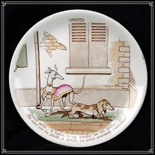 Assiette faience sarreguemines d'occasion  Auzat