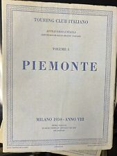 Piemonte 1930 ed. usato  Milano