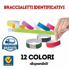 Braccialetti tyvek identificat usato  Milano