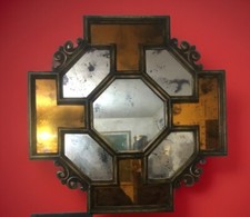 Specchio antico legno usato  Torino