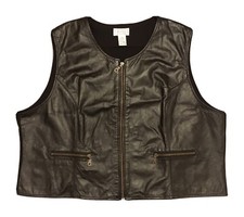 Gilet pelle biker usato  Roma