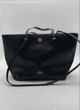 Usado, Bolsa tote Coach feminina preta couro pebbled alça dupla clássica comprar usado Usado, Bolsa tote Coach feminina preta couro pebbled alça dupla clássica comprar usado  Enviando para Brazil