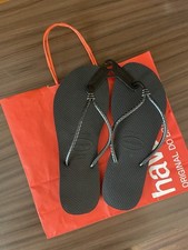 Black slim havaianas for sale  GILLINGHAM