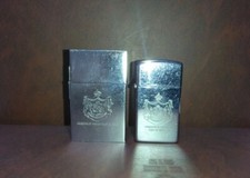 Isqueiro a óleo Zippo gravado crista havaiana 1932 réplica fina tipo 2 peças, usado comprar usado  Enviando para Brazil