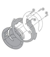 Givi bf11 flangia usato  Pagani