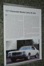 1971 chevy monte for sale  Melvindale