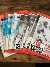Ice hockey programmes for sale  LICHFIELD