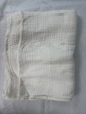 Edredom duplo H&M HOME gaze de algodão creme marfim NOVO 68 x 88, usado comprar usado  Enviando para Brazil