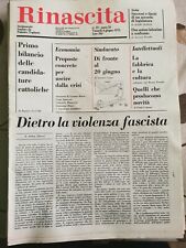 Rivista rinascita numeri usato  Busseto