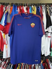 Camisa de futebol de treinamento ROMA 2017 2018 NIKE 855162-455 tamanho G comprar usado  Enviando para Brazil
