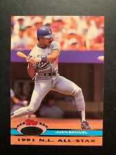 JUAN SAMUEL 1991 TOPPS STADIUM CLUB DOME SET NL ALL STAR LOS ANGELES DODGERS comprar usado  Enviando para Brazil