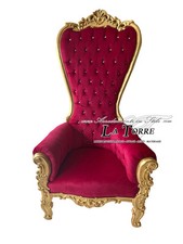 Poltrona trono barocco usato  Messina