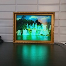 Caixa de luz vintage imagem grande natureza som movimento cachoeira espelho 22 polegadas comprar usado  Enviando para Brazil