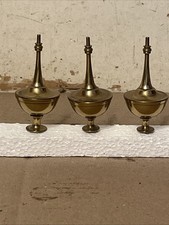 Set brass finials for sale  North Haven