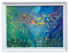 Dipinto astratto acrilico usato Dipinto astratto acrilico usato  Napoli