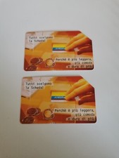 Coppia scheda telefonica usato  Spigno Saturnia
