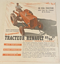 Brochure tracteurs renault d'occasion  Quarré-les-Tombes